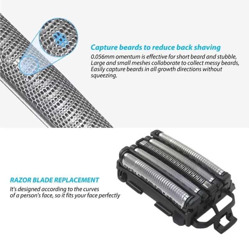 Gxcdizx Replacement Outer Foil and Inner Blade Set for Panasonic