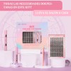 Kit De Extensiones De Pestañas Diy Naturales 8-18mm Itntfn