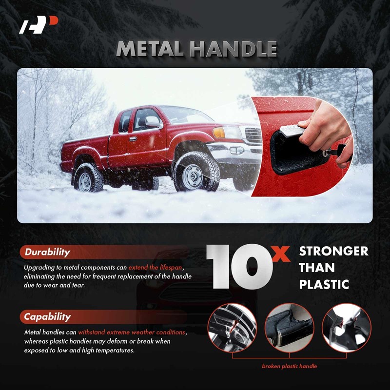 A-Premium Front Driver or Passenger Side Upgraded Metal Exterior Door