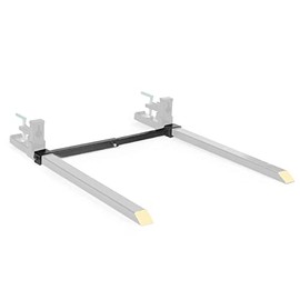 Titan Attachments Clamp-On Fork Stabilizer Bar, Light-Duty 3" x 2" Forks, 19.5-36 Adjustable Length