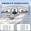 Allucky Boat Cleat, Dock Cleat, 316 Stainless Steel Folding Dock