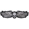 Hot Leathers-PPA6810 Skull and Wings Patch (Multicolor, 5" Width x