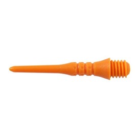 Pixel Tip 2BA Soft Dart Tips, Orange, Pack of 50