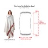 Om Shanti Crafts Om Shanti Crafts Meditation Shawl or Blanket,