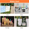 prota Pack of 48 Clothes Pegs with Basket, Plastic Clothes
