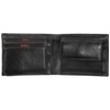 Red Baron Men´s wallet purse genuine buffalo leather black exclusive