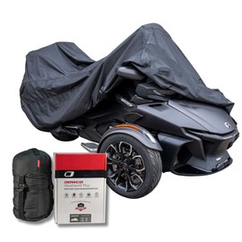 Dowco Indoor/Outdoor Motorcycle Cover For Can-Am Spyder RT Limited Models - 2020 And Newer - Guardian WeatherAll Plus - Black [05602]