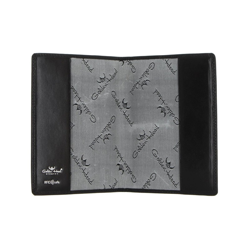 Golden Head Colorado RFID Protect Passport Cover Black, black, Classic