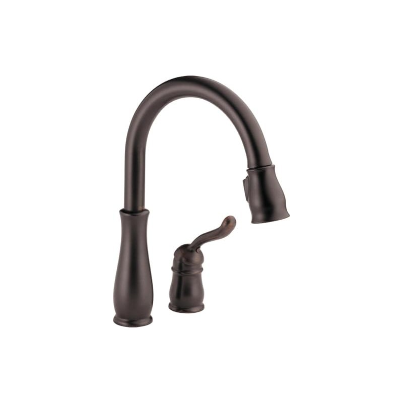 Delta Leland Oil Rubbed Bronze Kitchen Faucet with Pull Down