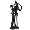 AB Tools Family of 3 Piggy Back Silhouette Figurine Statue