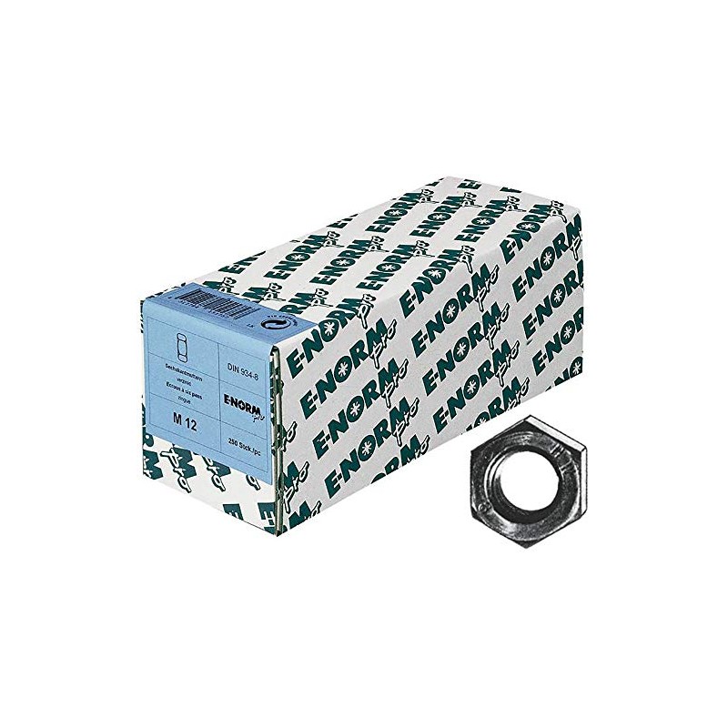 Tuerca Hex Nuts DIN 934 M12 ZN HP e-normpro