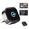 MUKEAO Adaptador Inalámbrico 2 en 1 para CarPlay y Android