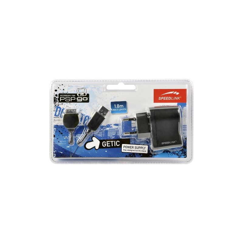 Speedlink Getic Ladegerät/Netzteil/Stromadapter für die PSP Go (USB Kabel auf
