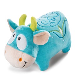 Nici Jolly Mäh 42201 Cuddly Toy Cow MOH, Turquoise, 25 cm