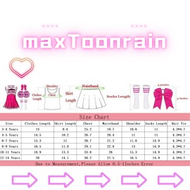 Children's Classic ROSE RED Cheerleading Uniform - 5-Piece Set with Pom Poms, Top, Skirt, Socks, and Headband