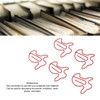 100pcs Paper Clips Prevent Slip Cute Rabbit Shaped Decorative Bookmark