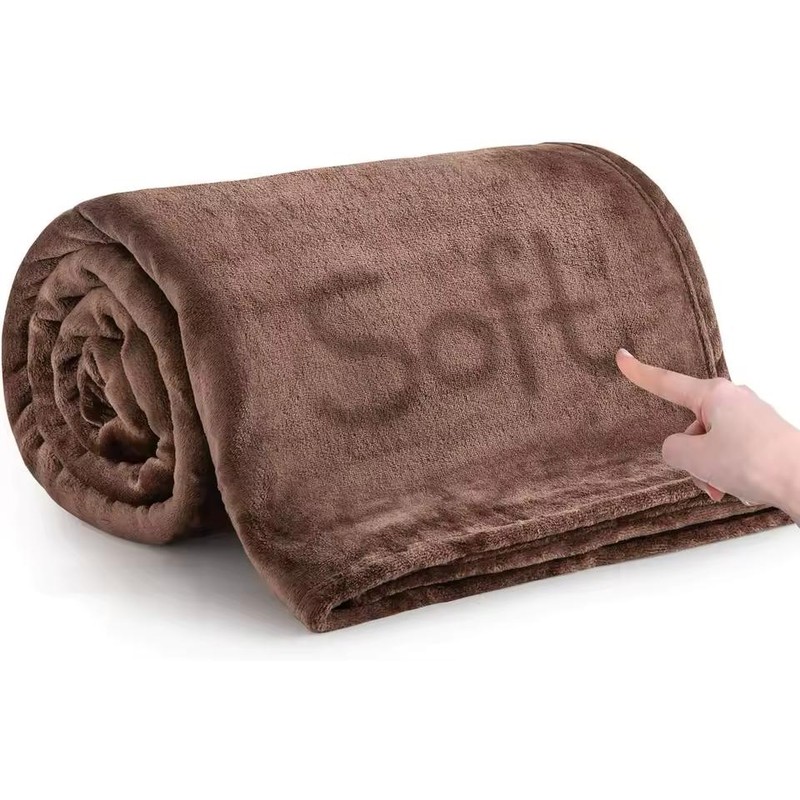 Soft Cotton Fleece Throw Blanket for Everyday Comfort – Cozy