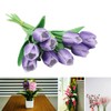 10pcs Artificial Tulip Flowers High Simulation Flowers Decor for Living