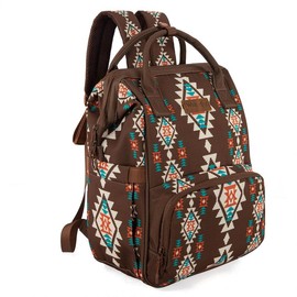 Wrangler Western Diaper Bag Aztec Backpack Organized Daypack-Cowgril Fashion:_Lilac