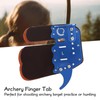 Rustic Leather Archery Finger Tab Right Hand Archery Finger Guard