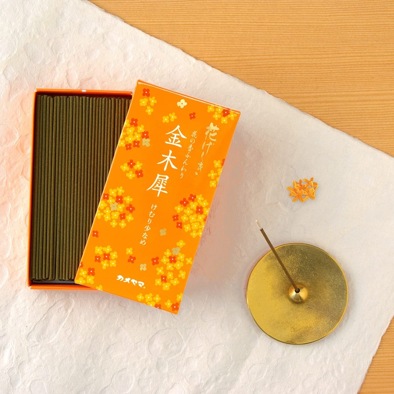Kameyama Hanageshi Osmanthus Scent, 3.5 oz (100 g), Incense Sticks