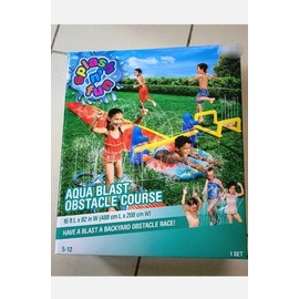 Aqua Splash N Fun Aqua Blast Obstacle Course Kids Water Backyard Fun