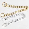 Dog Chain Collar Heavy Duty Choker Double Pet Slip Check