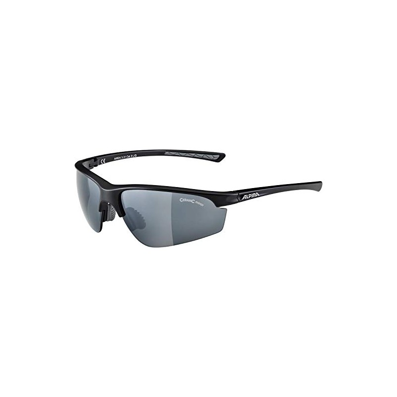 ALPINA Unisex - Adulti, TRI-EFFECT 2.0 Occhiali sportivi, black matt,