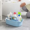 Large Cleaning Supplies Caddy Portable Shower Basket Supply Organizer with