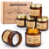 6 Pack Candles for Home Scented, Aromatherapy Jar Candles Gift