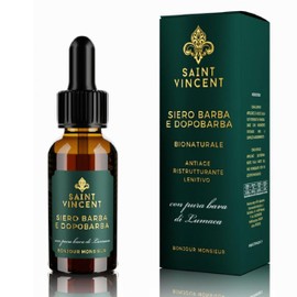 Dopobarba Naturalava Serum for Men from Lumaca, Aloe and Hyaluronic Acid, Hyaluronic Acid (Saint Vincent Serum Anti-Wrinkle, Lenitive, Dermoplastic, Moisturising, Nourishing and Anti-Age, Made in Italy.