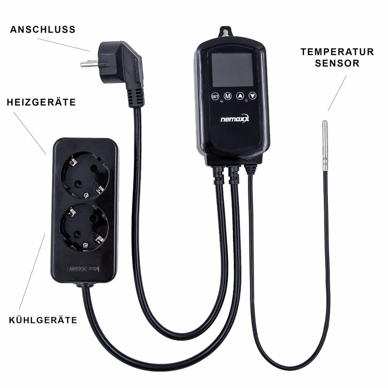 NEMAXX® NTP16 Digital Programmable 230 V Temperature Controller with NTC