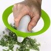 Urban Trend Orbit Rolling Herb Cutter and Mincer, Green/White