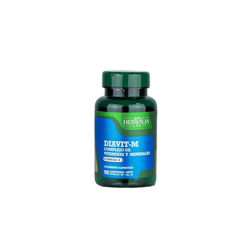 Multivitamínico Diavit Especializado Omega Complejo Vitaminas Esenciales Fórmula Avanzada Apoyo