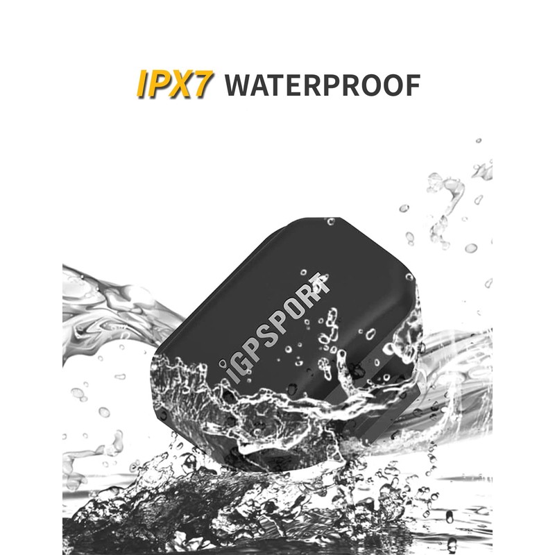 iGPSPORT SPD70 Bike Bicycle Speed Sensor, Wireless IPX7 Waterproof Bluetooth