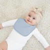 Bearmoss Muslin Baby Drooling Bibs 8 Pack, 100% Cotton Square