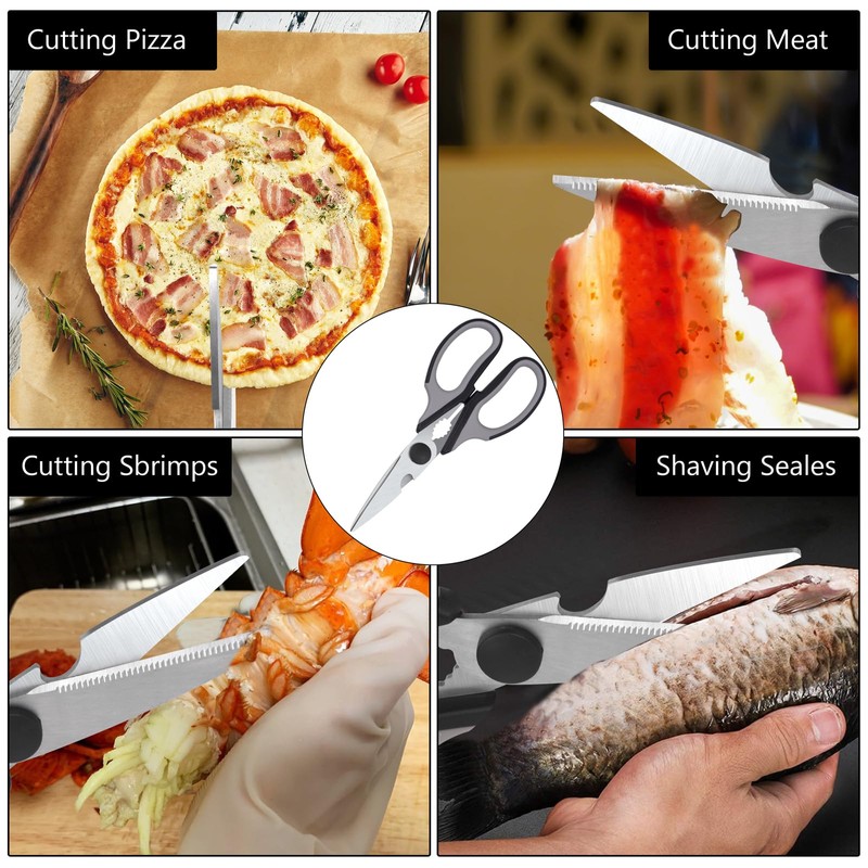 KYDIFS Left Handed Scissors and Left Handed Kitchen Scissors, Lefty