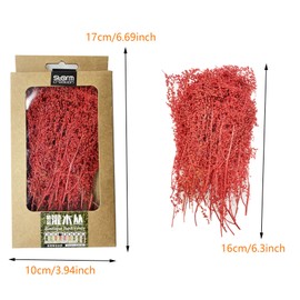 Cayway Scenics Grass Tuft, DIY Miniature Static Grass Tuft, Model Trees Bush for Miniature Tabletop Games, Model Railway, Off-Road Construction, Red