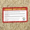 Cackle Hatchery Ceramic Nest Eggs - Brown (6 Pack)