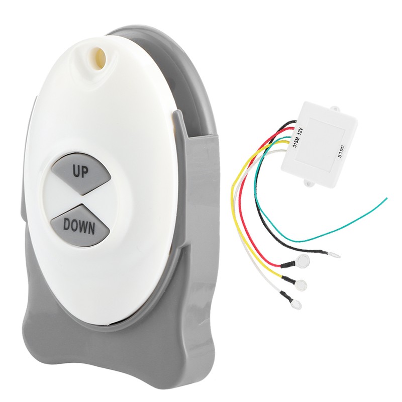 12V Anchor Windlass Wireless Switch Receiver Waterproof Sail Trim Controller