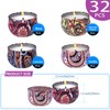 KNOURT 32 Pack Scented Candles Gift Set, Natural Soy Wax