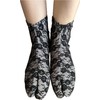 MiAn 2 Color Set, Double Lace Tabi Socks, Floral Pattern,