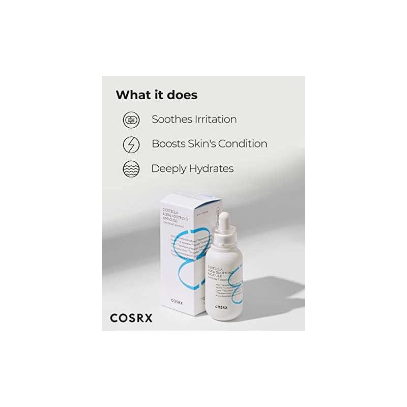 COSRX Hydrium Centella Aqua Soothing Ampoule, 40ml / 1.35 fl.oz