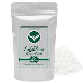 Azafran Flor de Sal Natural, Fleur de Sel, Salt Flower Sea Salt from Portugal 250 g