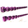 Metallic Chrome Press On Toenails - 24 Pieces - Artificial