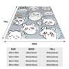 Chiikawa Blanket, Flannel Soft Fluffy Blanket, Single, Dust Mite Resistant,