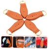 SEWACC Zipper Pull Replacement Kit 5pcs Cowhide Zipper Pullers DIY