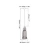 uxcell 20 Pcs 16G Plastic Dispensing Needles, 1" PTFE Glue