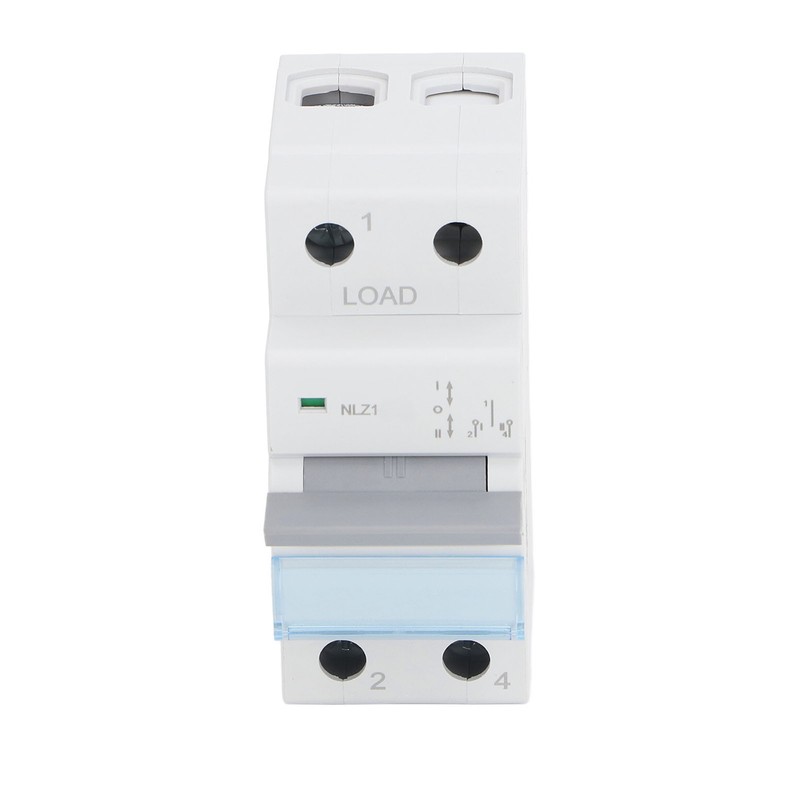 Dual Power Manual Transfer Switch DIN Rail Mounting Single Side