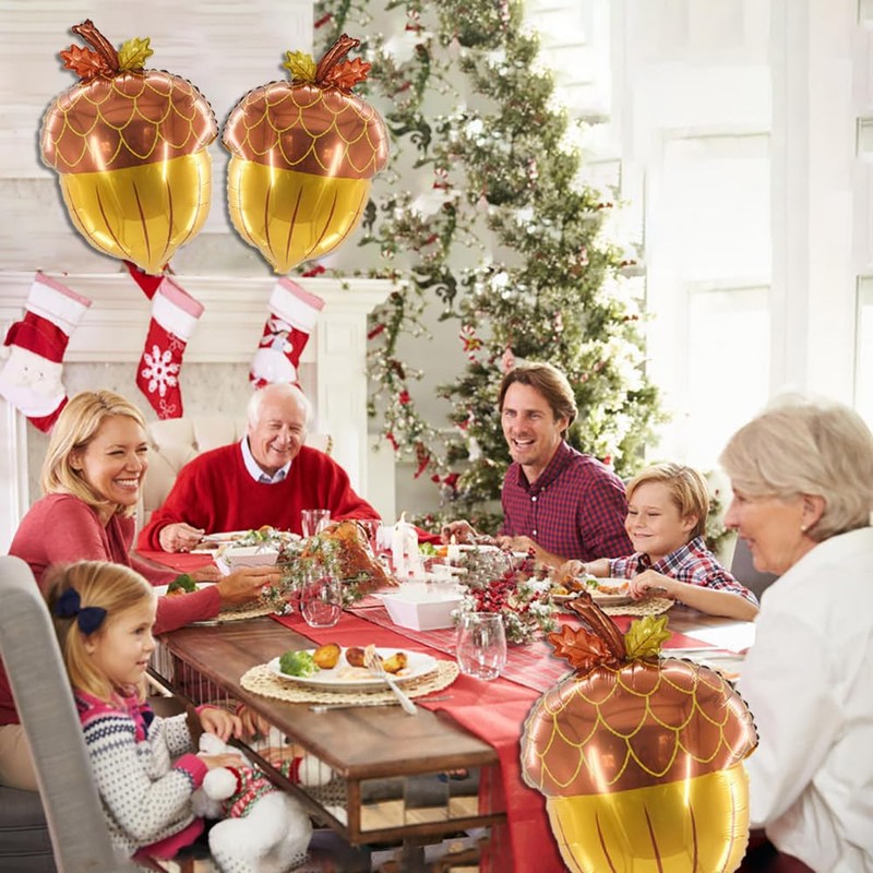 Pine Cone Balloons Thanksgiving Balloons Acorn Balloons Pinecone Balloons Pine